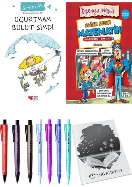 Sağım Solum Matematik ve Uçurtmam Bulut Şimdi 2li Set