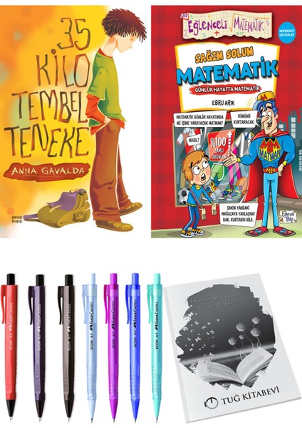 Sağım Solum Matematik ve 35 Kilo Tembel Teneke 2li Set