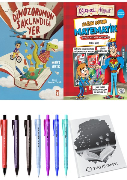 Sağım Solum Matematik ve Dinazorumun Saklandığı Yer 2li Set