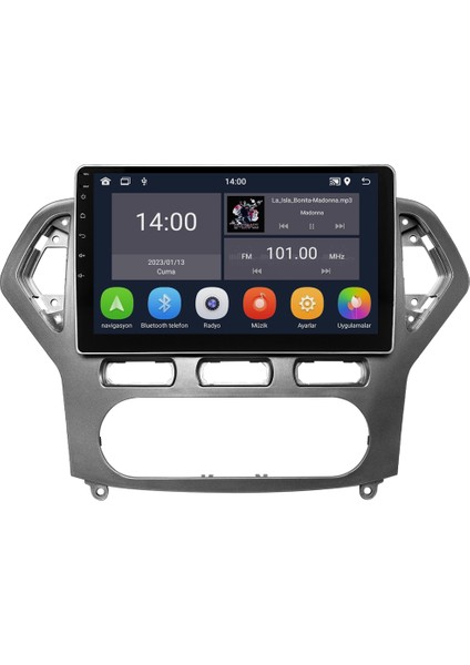 Ford Mondeo (2007-2010) Android 14 Multimedya Carplay 9 Inch 4 GB Ram / 64 GB Hafıza CRV-4774XD