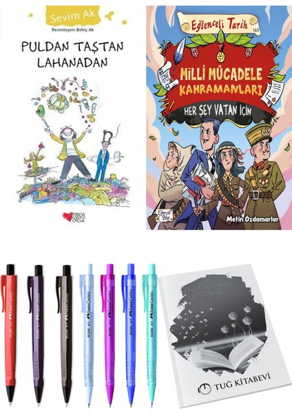 Milli Mücadele Kahramanları Her Şey Vatan Için ve Puldan Taştan Lahanadan 2li Set