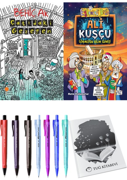Ali Kuşçu Sönmeyen Bilim Güneşi ve Çatıdaki Gezegen 2li Set