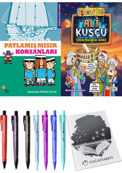 Ali Kuşçu Sönmeyen Bilim Güneşi ve Patlamış Mısır Korsanları 2li Set
