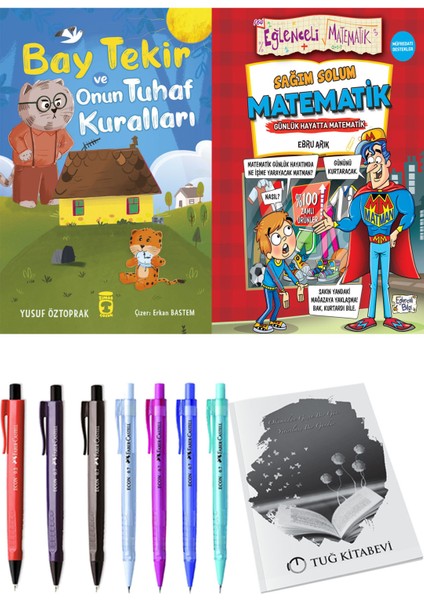 Sağım Solum Matematik ve Bay Tekir ve Onun Tuhaf Kuralları 2li Set