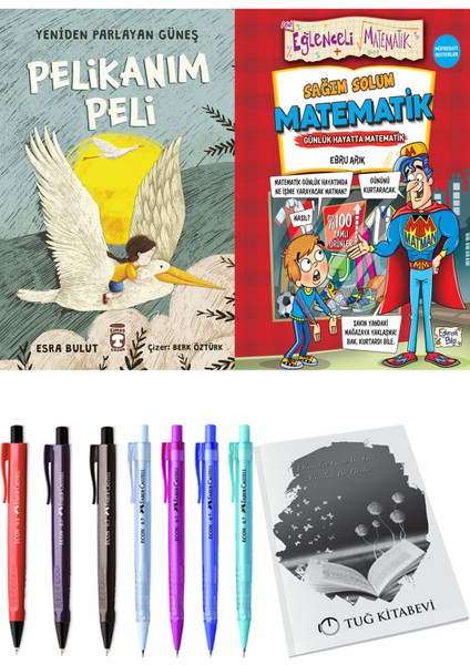 Sağım Solum Matematik ve Yeniden Parlayan Güneş Pelikanım Peli 2li Set