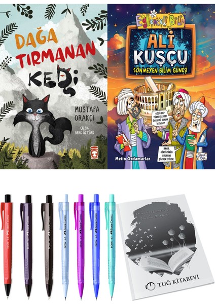 Ali Kuşçu Sönmeyen Bilim Güneşi ve Dağa Tırmanan Kedi 2li Set