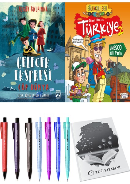 Güzel Ülkem Türkiye 2 ve Gelecek Ekspresi Çöp Dünya 2li Set