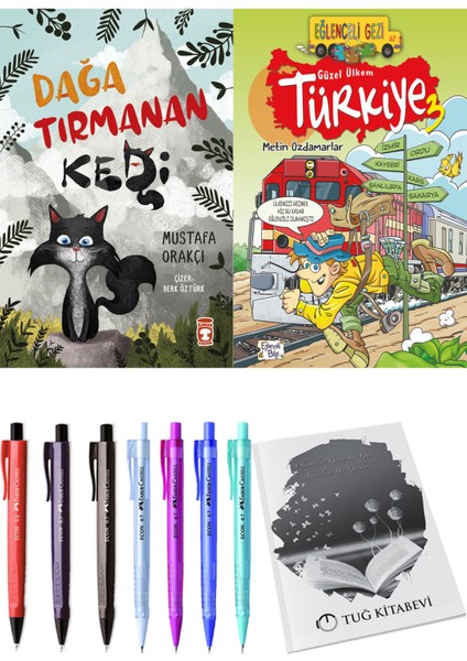 Güzel Ülkem Türkiye 3 ve Dağa Tırmanan Kedi 2li Set