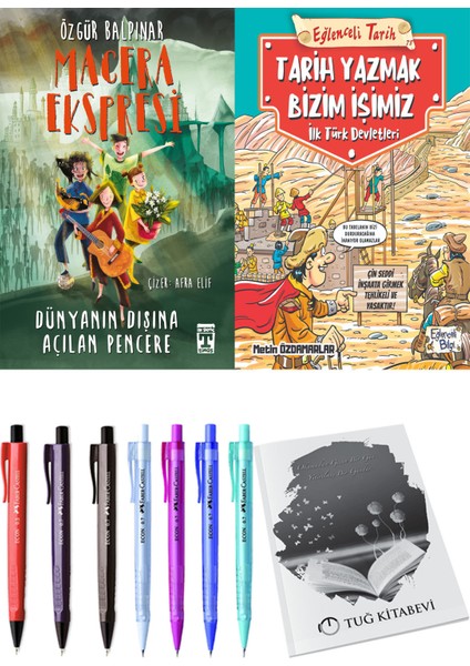 Tarih Yazmak Bizim Işimiz ve Gelecek Ekspresi Dünyanın Dışına Açılan Pencere 2li Set