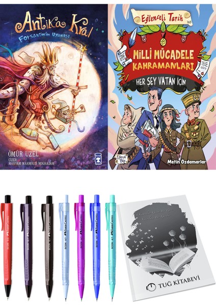 Milli Mücadele Kahramanları Her Şey Vatan Için ve Antika Kral Forsantin'in Uyanışı 2li Set