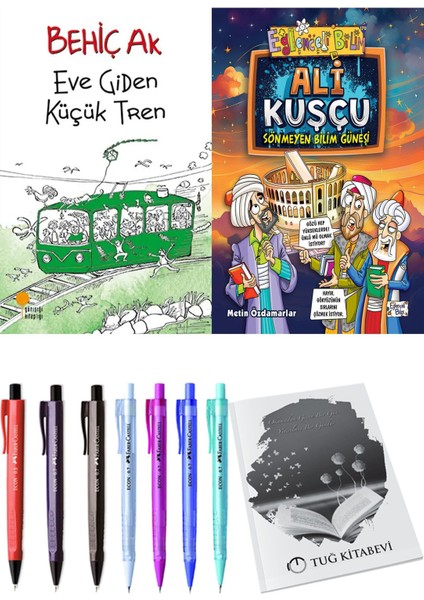 Ali Kuşçu Sönmeyen Bilim Güneşi ve Eve Giden Küçük Tren 2li Set
