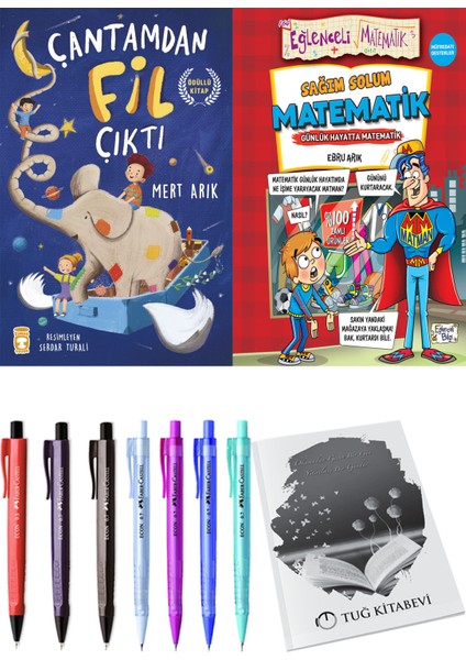 Sağım Solum Matematik ve Çantamdan Fil Çıktı 2li Set