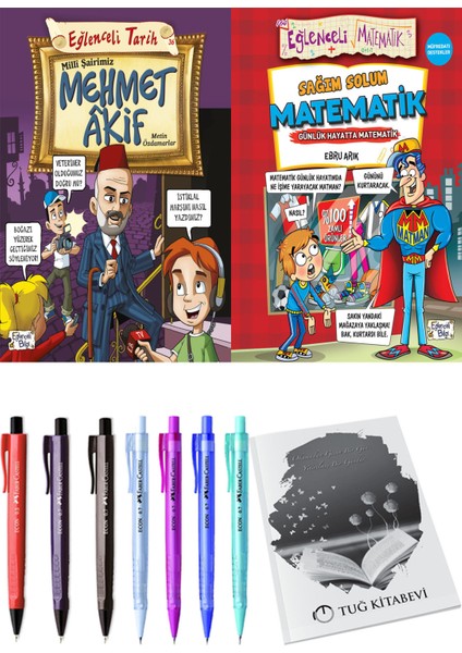 Sağım Solum Matematik ve Milli Şairimiz Mehmet Akif 2li Set
