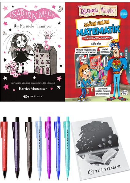 Sağım Solum Matematik ve Isadora Moon 13 Diş Perisiyle Tanışıyor 2li Set