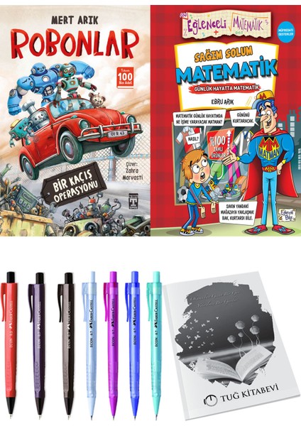 Sağım Solum Matematik ve Robonlar Bir Kaçış Operasyonu 2li Set