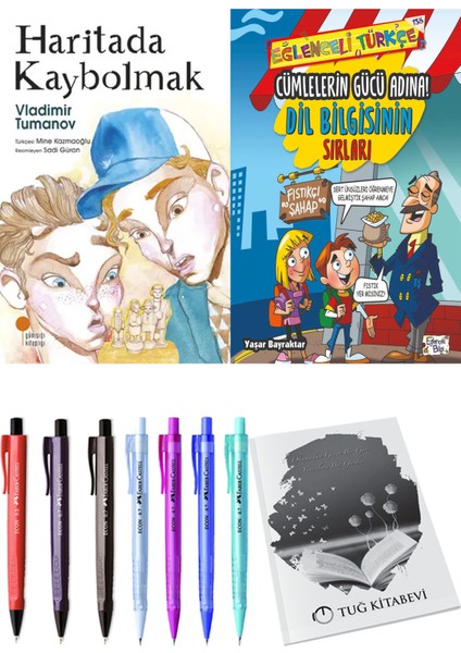 Cümlelerin Gücü Adına! Dil Bilgisinin Sırları ve Haritada Kaybolmak 2li Set