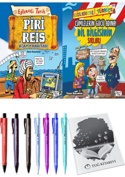 Cümlelerin Gücü Adına! Dil Bilgisinin Sırları ve Piri Reis ve Acayip Haritası 2li Set