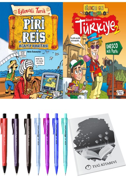 Güzel Ülkem Türkiye 2 ve Piri Reis ve Acayip Haritası 2li Set