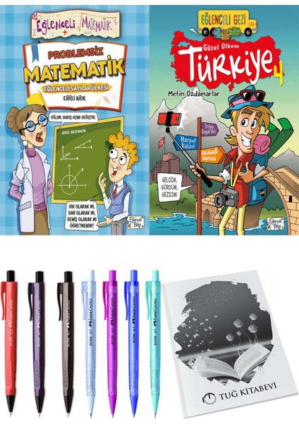 Güzel Ülkem Türkiye 4 ve Problemsiz Matematik 2li Set