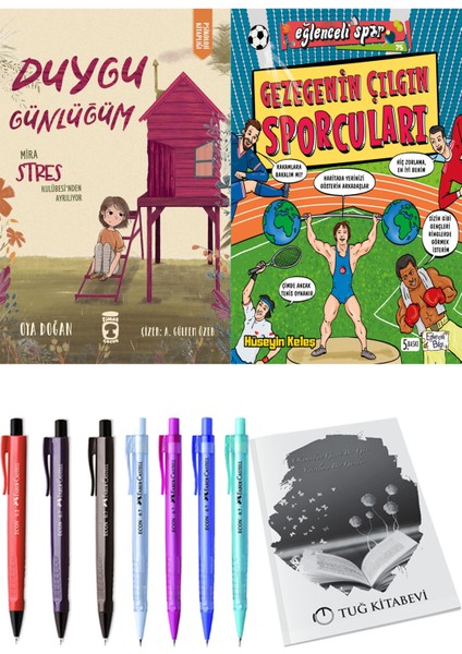 Gezegenin Çılgın Sporcuları ve Duygu Günlüğüm Mira Stres Kulübesi'nden Ayrılıyor 2li Set