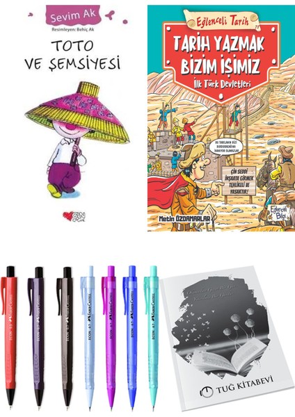 Tarih Yazmak Bizim Işimiz ve Toto ve Şemsiyesi 2li Set