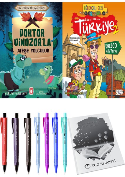Güzel Ülkem Türkiye 2 ve Doktor Dinozor'la Ateşe Yolculuk 2li Set