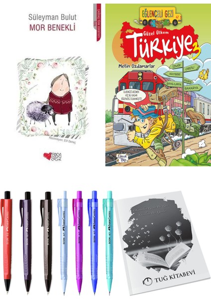 Güzel Ülkem Türkiye 3 ve Mor Benekli 2li Set