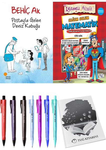Sağım Solum Matematik ve Postayla Gelen Deniz Kabuğu 2li Set
