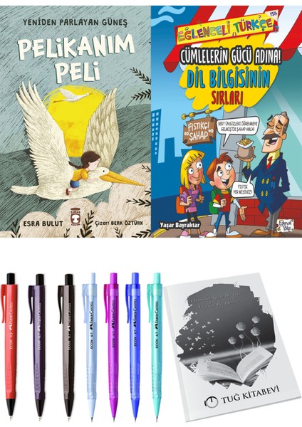 Cümlelerin Gücü Adına! Dil Bilgisinin Sırları ve Yeniden Parlayan Güneş Pelikanım Peli 2li Set