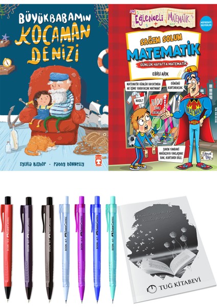 Sağım Solum Matematik ve Büyükbabamın Kocaman Denizi 2li Set