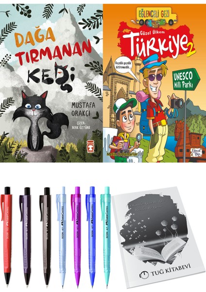 Güzel Ülkem Türkiye 2 ve Dağa Tırmanan Kedi 2li Set