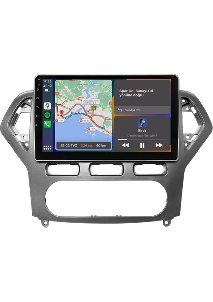 Ford Mondeo (2007-2010) Android 14 Multimedya Carplay 9 Inch 4 GB Ram / 64 GB Hafıza CRV-4774XR indirimleri