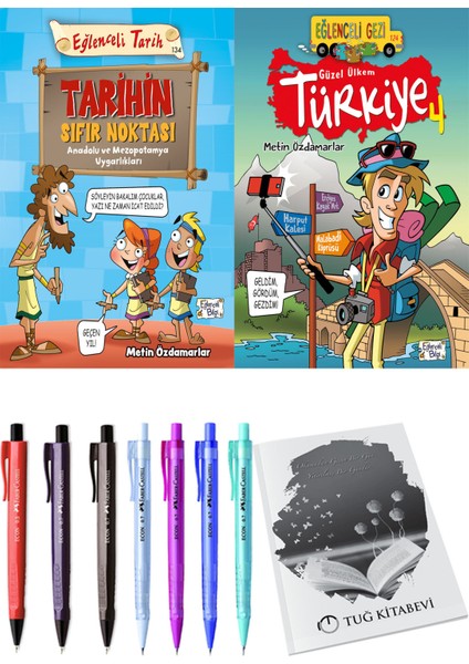 Güzel Ülkem Türkiye 4 ve Tarihin Sıfır Noktası Anadolu ve Mezopotomya Uygarlıkları 2li Set