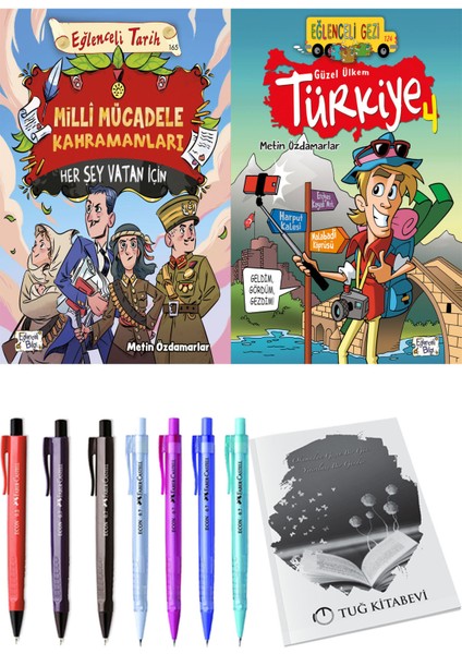 Güzel Ülkem Türkiye 4 ve Milli Mücadele Kahramanları Her Şey Vatan Için 2li Set
