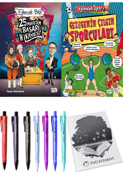 Gezegenin Çılgın Sporcuları ve 25 Muhteşem Başarı Hikayesi 2li Set