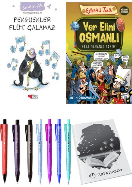 Ver Elini Osmanlı ve Penguenler Flüt Çalamaz 2li Set