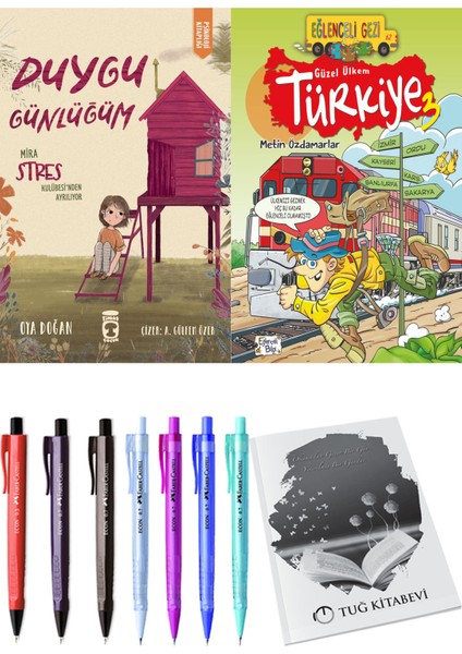 Güzel Ülkem Türkiye 3 ve Duygu Günlüğüm Mira Stres Kulübesi'nden Ayrılıyor 2li Set