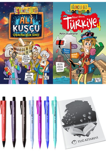 Güzel Ülkem Türkiye 4 ve Ali Kuşçu Sönmeyen Bilim Güneşi 2li Set