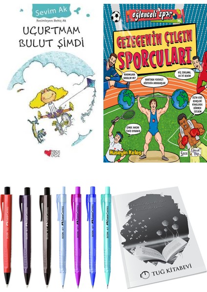Gezegenin Çılgın Sporcuları ve Uçurtmam Bulut Şimdi 2li Set