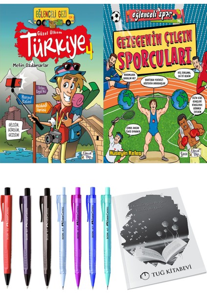 Gezegenin Çılgın Sporcuları ve Güzel Ülkem Türkiye 4 2li Set