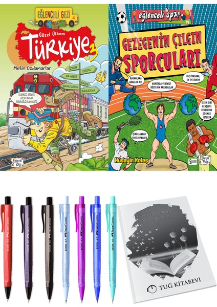 Gezegenin Çılgın Sporcuları ve Güzel Ülkem Türkiye 3 2li Set