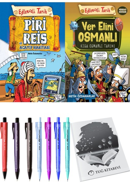 Ver Elini Osmanlı ve Piri Reis ve Acayip Haritası 2li Set