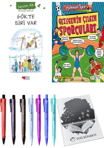 Gezegenin Çılgın Sporcuları ve Gökte Biri Var 2li Set