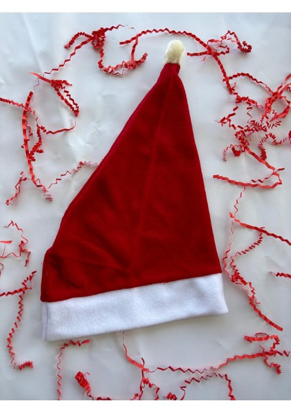 Yılbaşı Şapkası Yetişkin, Parti Şapkası, Noel Baba Şapkası 1 Adet