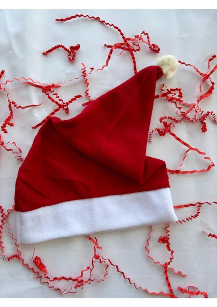 Yılbaşı Şapkası Yetişkin, Parti Şapkası, Noel Baba Şapkası 1 Adet