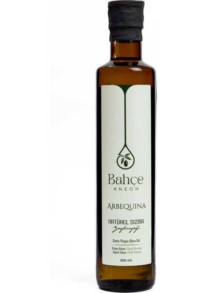 Naturel Sızma Erken Hasat Soğuk Sıkım Arbequina Zeytinyağı - Yeni Sezon- 500ML