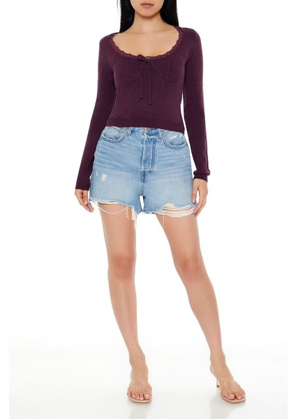 F21 Pointelle Bluz fiyatları