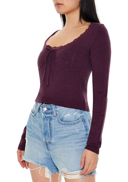 F21 Pointelle Bluz fırsatları
