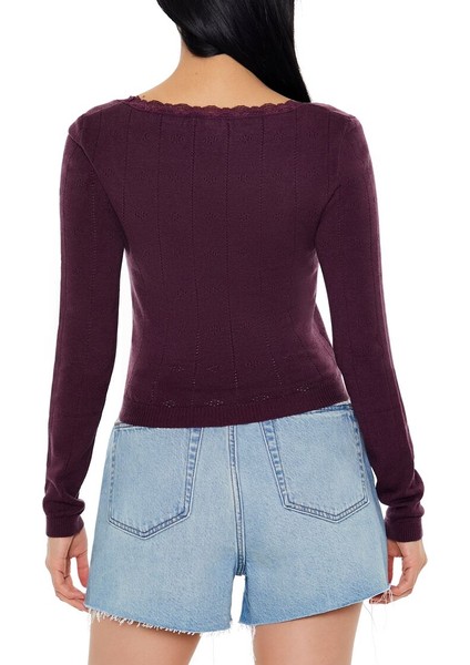 F21 Pointelle Bluz indirimleri