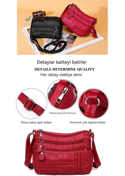 Orta Yaşlı ve Yaşlı Kadın Çanta Omuz Crossbody Çanta Bayan Sırt Çantası (Yurt Dışından) fırsatları